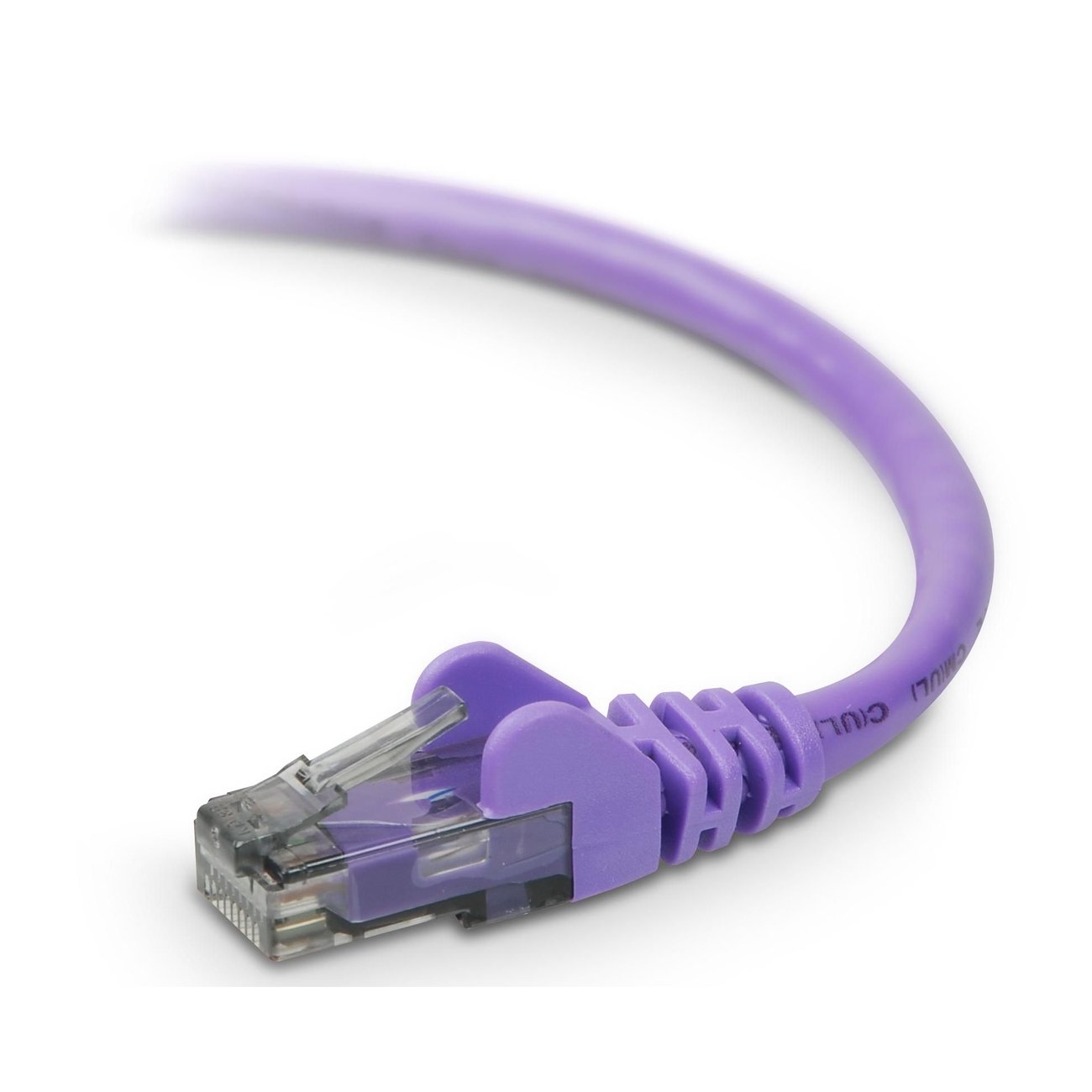 Belkin High Performance - Patch cable - RJ-45 (M) to RJ-45 (M) - 6 ft - UTP - CAT 6 - molded, snagless - purple - - A3L98006PURS