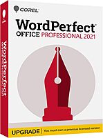 Corel WordPerfect Office 2021 PC Disc Office Suite
