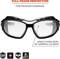 Ergodyne Skullerz LOKI Convertible Safety Glasses/Goggles