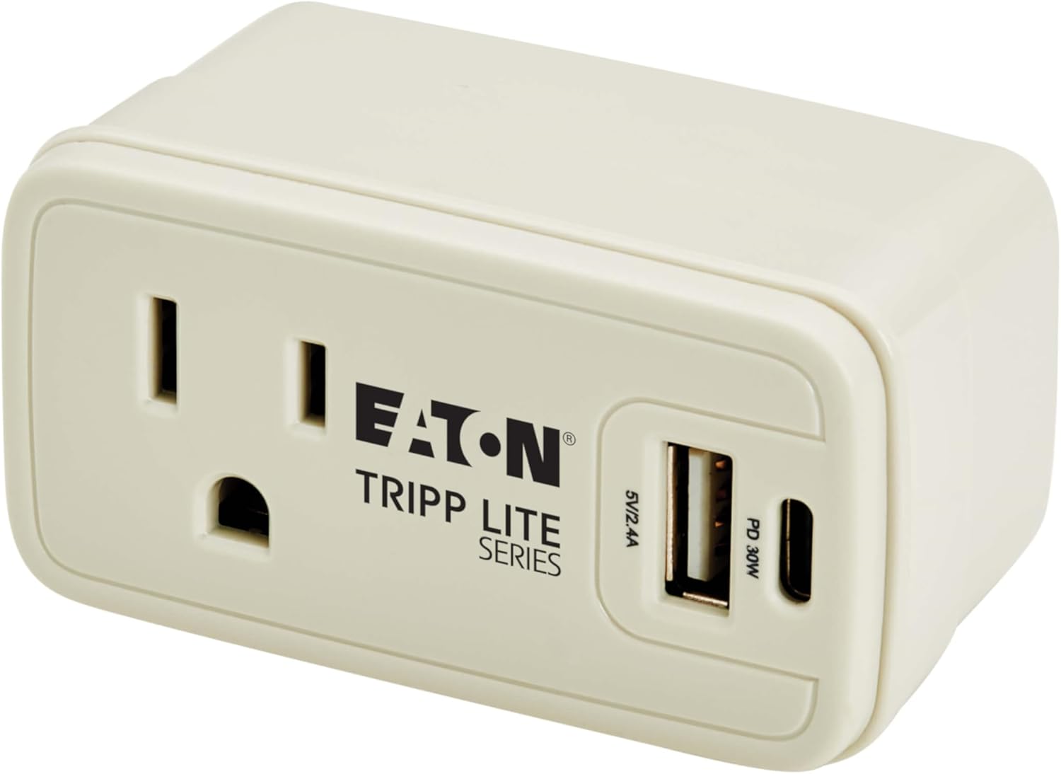 Eaton Tripp Lite SK10C32 1-Outlet Travel Power Strip & USB Charger