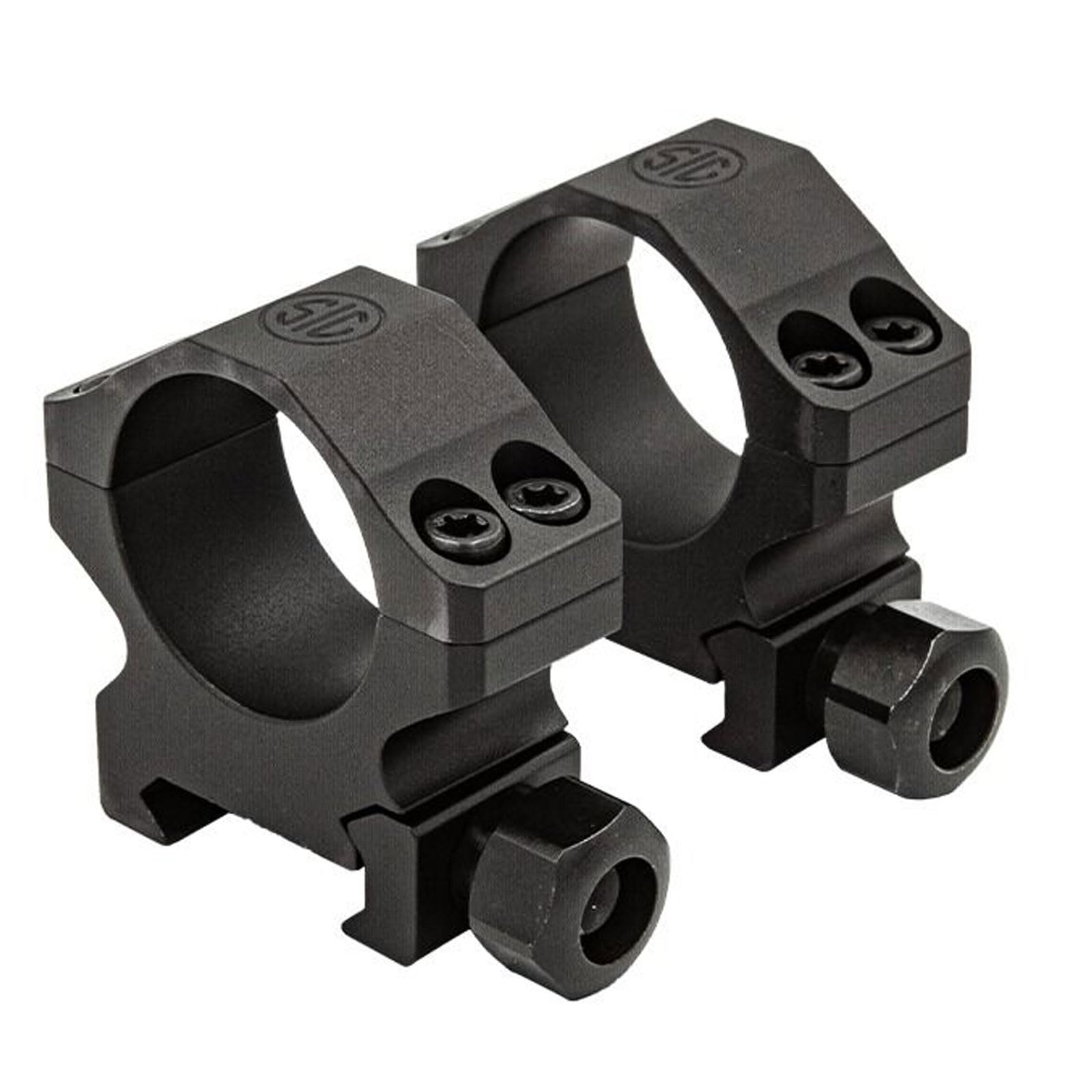 SIG SAUER Alpha1 35mm Tactical Hunting Shooting Durable Aluminum Powder Coated Mounting Scope Rings High 1.25"