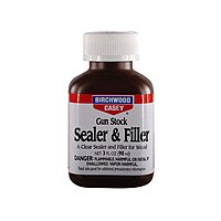 Birchwood Casey Easy-to-Use Fast-Drying Clear Sealer & Filler for Wood Gun Stock, 3 OZ Bottle Classic