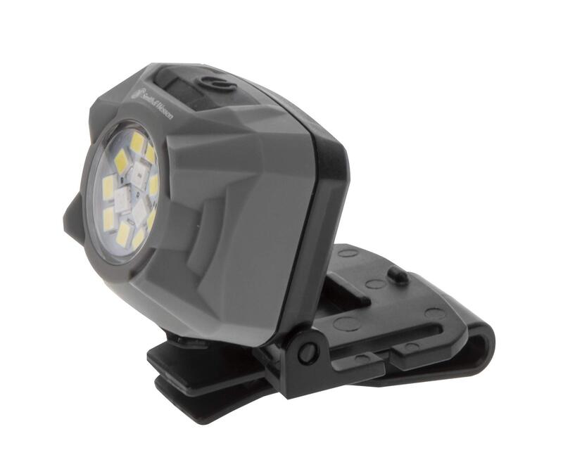 Smith & Wesson Night Guard Series Rechargeable Waterproof Headlamps with Hat/Pocket Clip