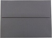 JAM PAPER Premium Dark Gray Invitation and Business Envelopes