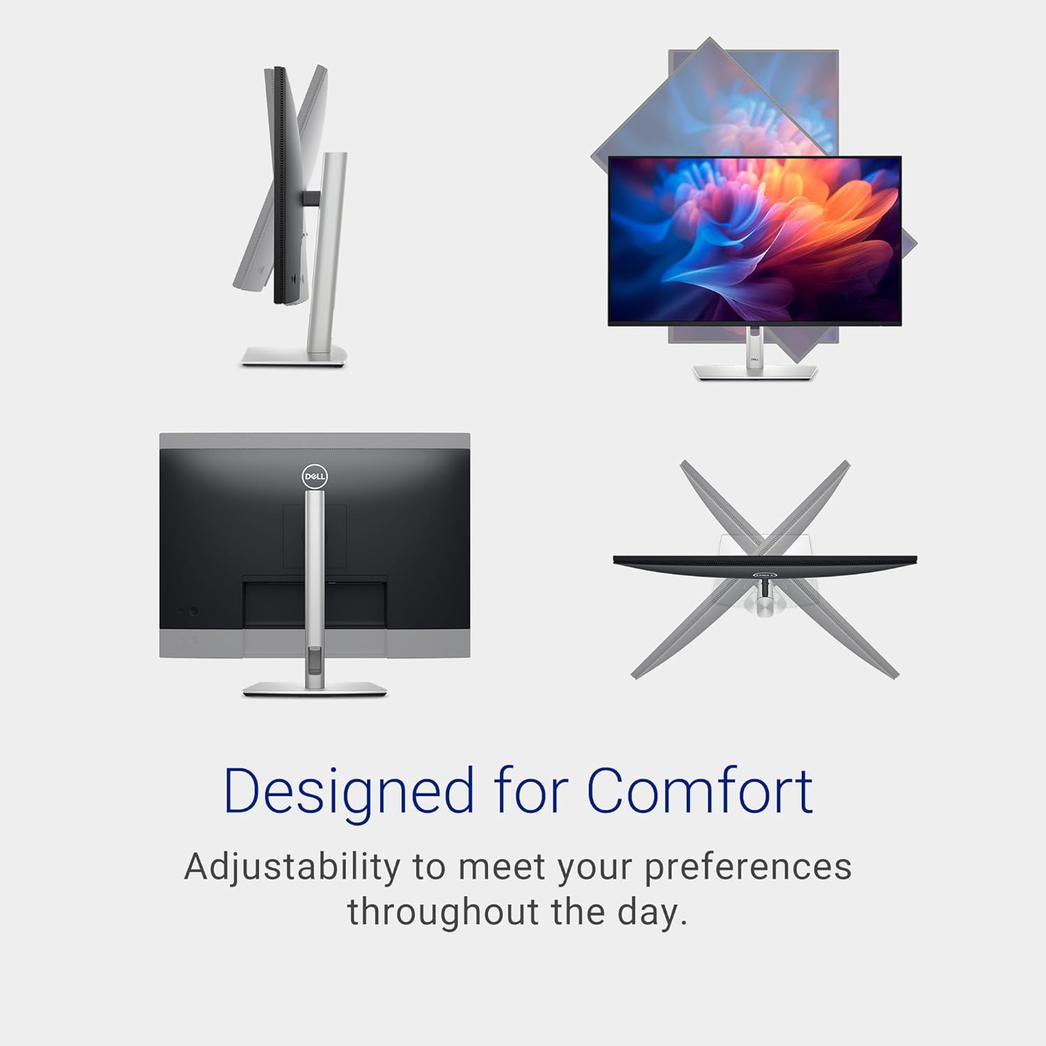 Dell 27 Monitor - P2725H - 27-inch Full HD (1920 × 1080) 100Hz Display, IPS Panel, 99% sRGB, 1500:1 Contrast Ratio