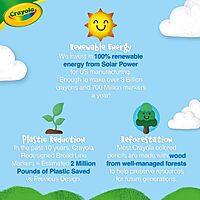 Crayola Broad Line Washable Markers - 200ct (8 Colors), Kids Bulk Classroom Art Markers for School