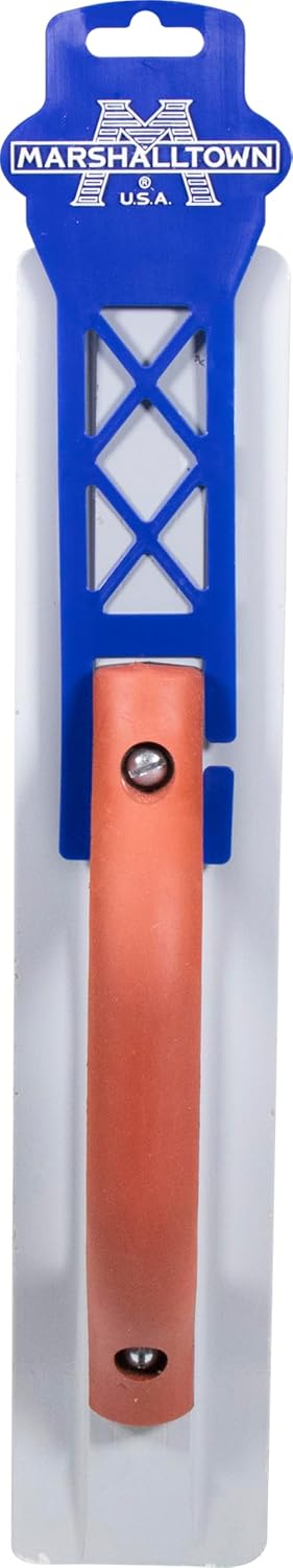 MARSHALLTOWN 16 Inch Beveled End Magnesium Hand Float, Concrete, DuraSoft Handle, Cast Magnesium Blade, Made in the USA, 145D