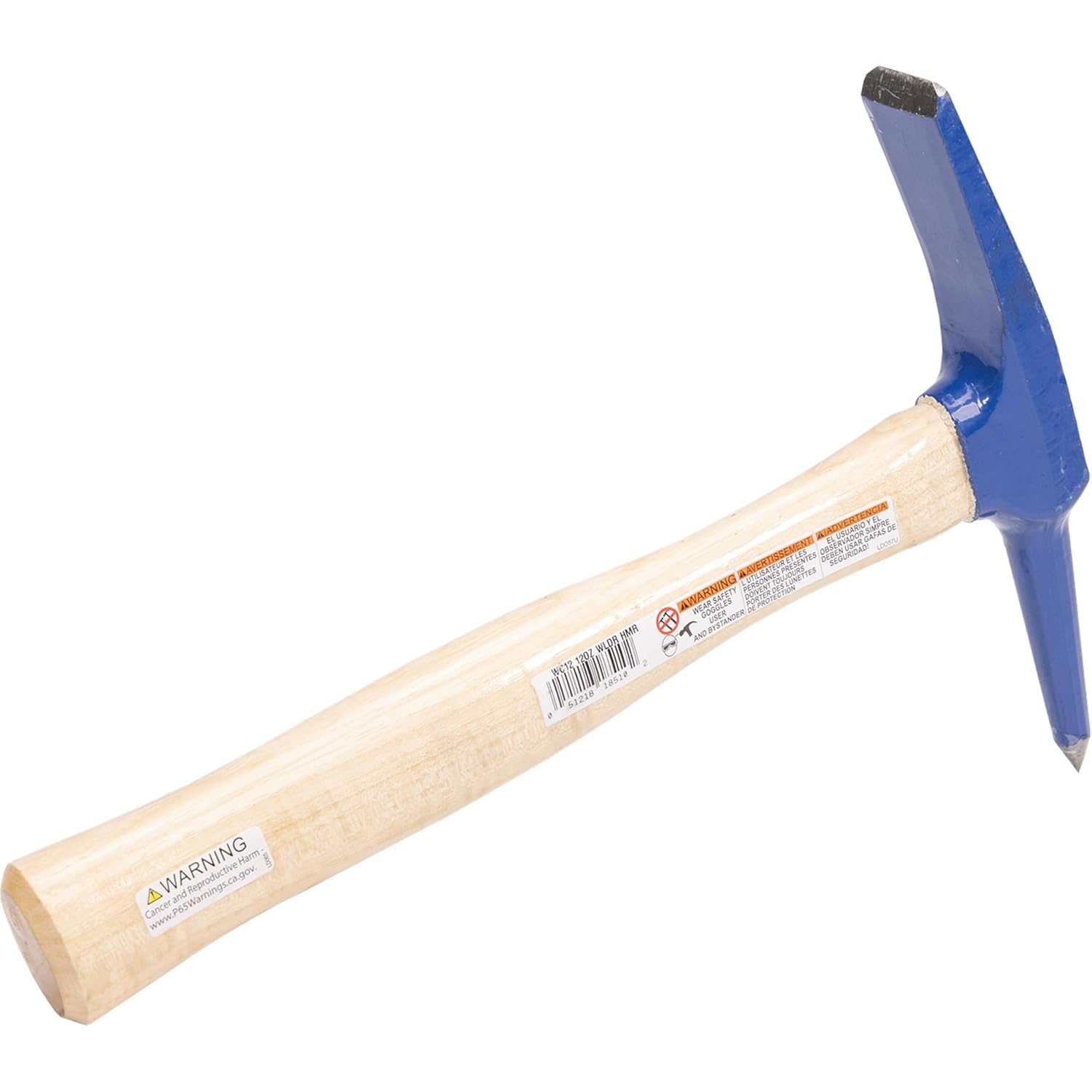 VAUGHAN Chipping Welding Hammer, 12 Ounce, Made in the USA, WC12, VN18510
