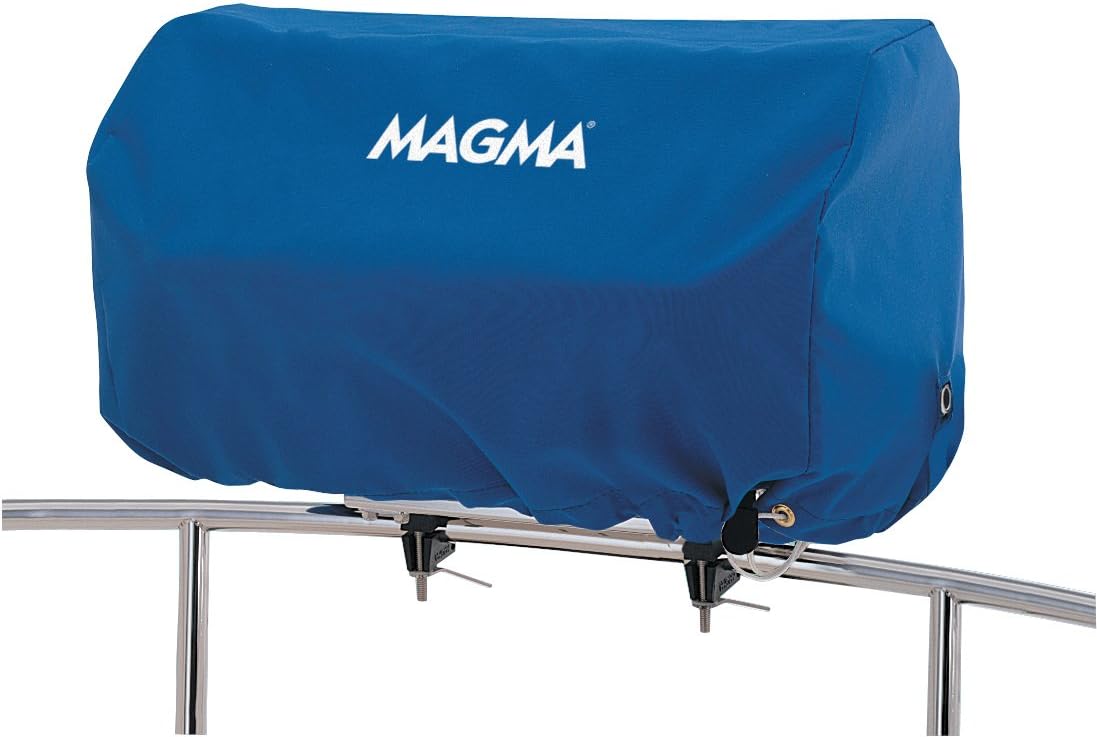 Magma Products A10-1291PB Rectangular Grill Cover, 12 inch x 24 inch Primary Cooking Grate Size, Pacific Blue