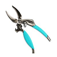 Toadfish Crab Leg Cracker Tool - Seafood Shell Cracking Tool - Stainless Steel Serrated Cutter - Ergonomic Non-Slip Grip