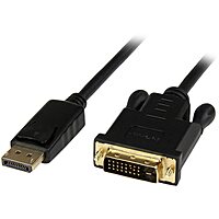 StarTech.com 3 foot DisplayPort to DVI Active Adapter Converter Cable - 3 ft (0.9m) Active DP to DVI M/M Cable for PC