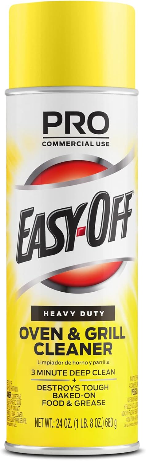Easy Off Heavy Duty Oven Cleaner Spray, 24oz, Removes Grease 24 Ounce (Pack of 1)