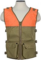 VISM mens Outdoor NcStar Hunting Vest Blaze Orange And Tan, Blaze Orange/Tan, One Size US