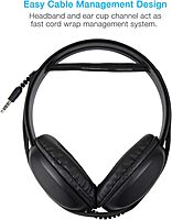 Cyber Acoustics Lightweight 3.5mm Headphones - Great for use with Cell Phones, Tablets, Laptops, PCs, Macs (ACM-4004) 1 Unit