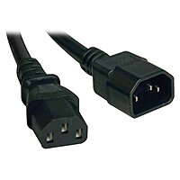 Tripp Lite Computer Power Extension Cord (IEC-320-C14 to IEC-320-C13) 16AWG 13A