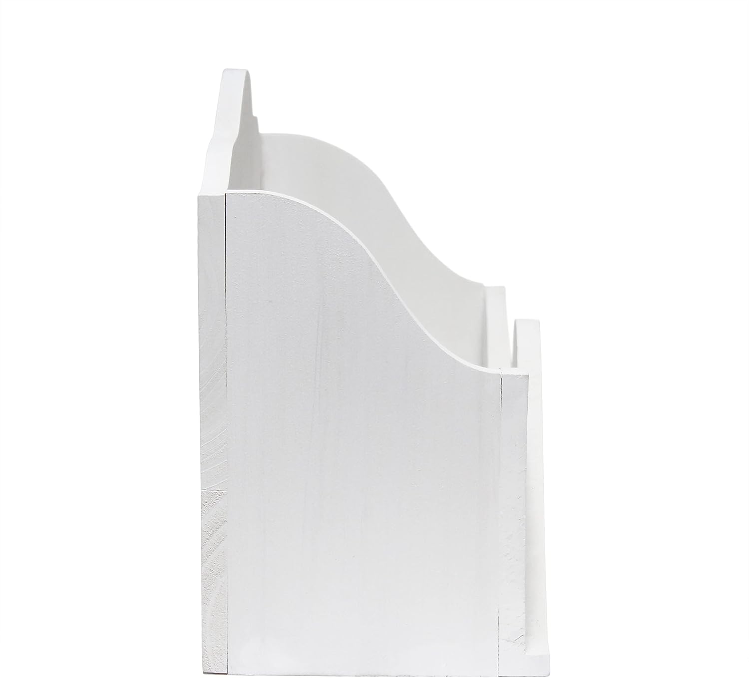 Elegant Designs Homewood Farmhouse Wooden Decorative Envelope-Shaped Desktop Letter Holder