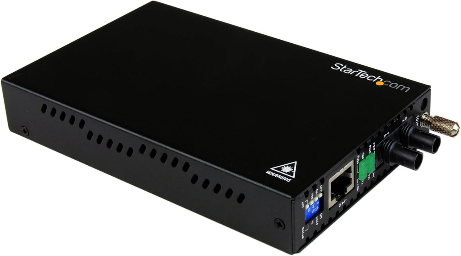 StarTech.com 10/100 Mbps Ethernet to Fiber Optic Media Converter - ST Multimode - 1310nm - 2 km - TAA