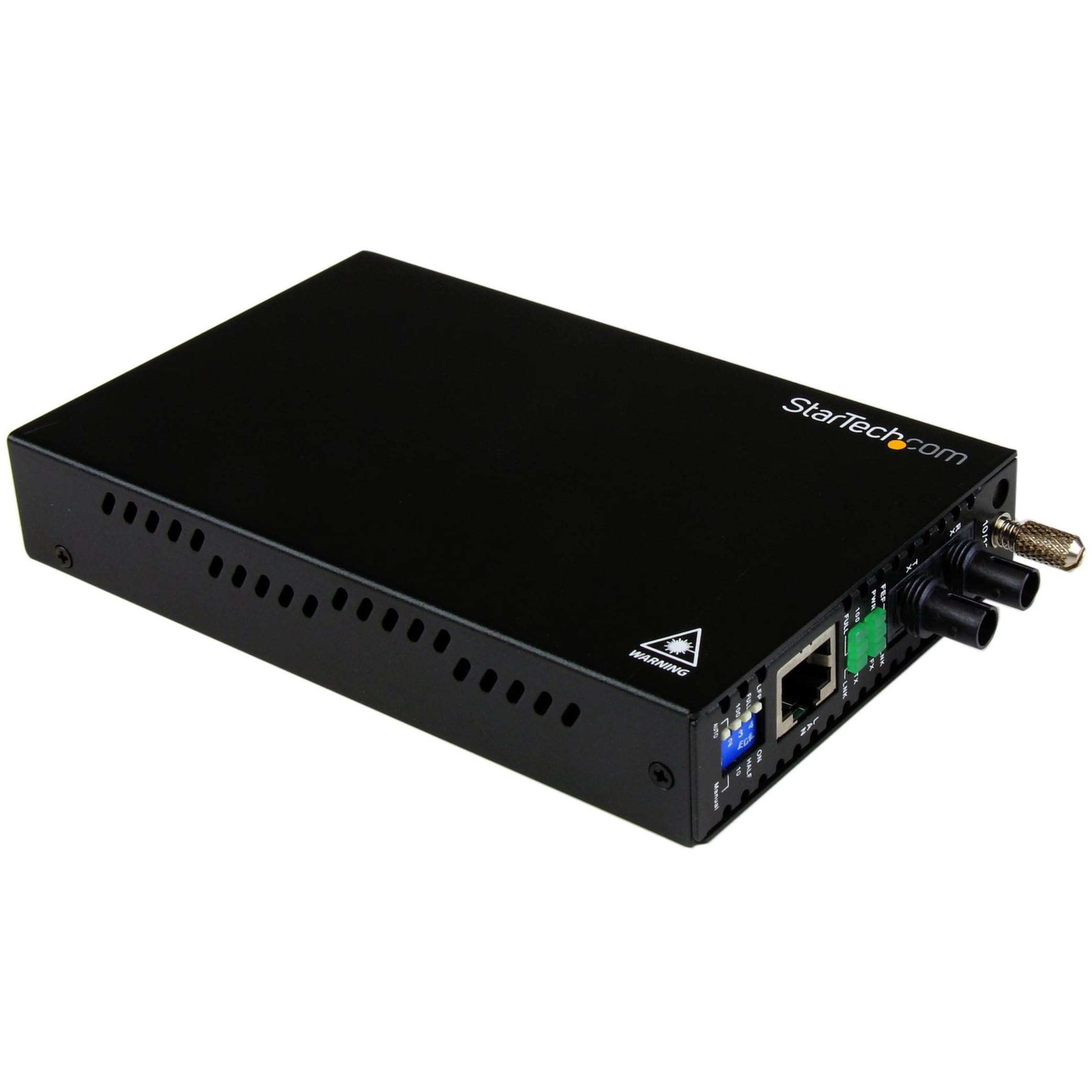 StarTech.com 10/100 Mbps Ethernet to Fiber Optic Media Converter - ST Multimode - 1310nm - 2 km - TAA