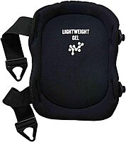 Ergodyne ProFlex 347 Professional Knee Pads, Protective Long Cap, Lighweight Gel Padded Technology, Adjustable Straps, Black