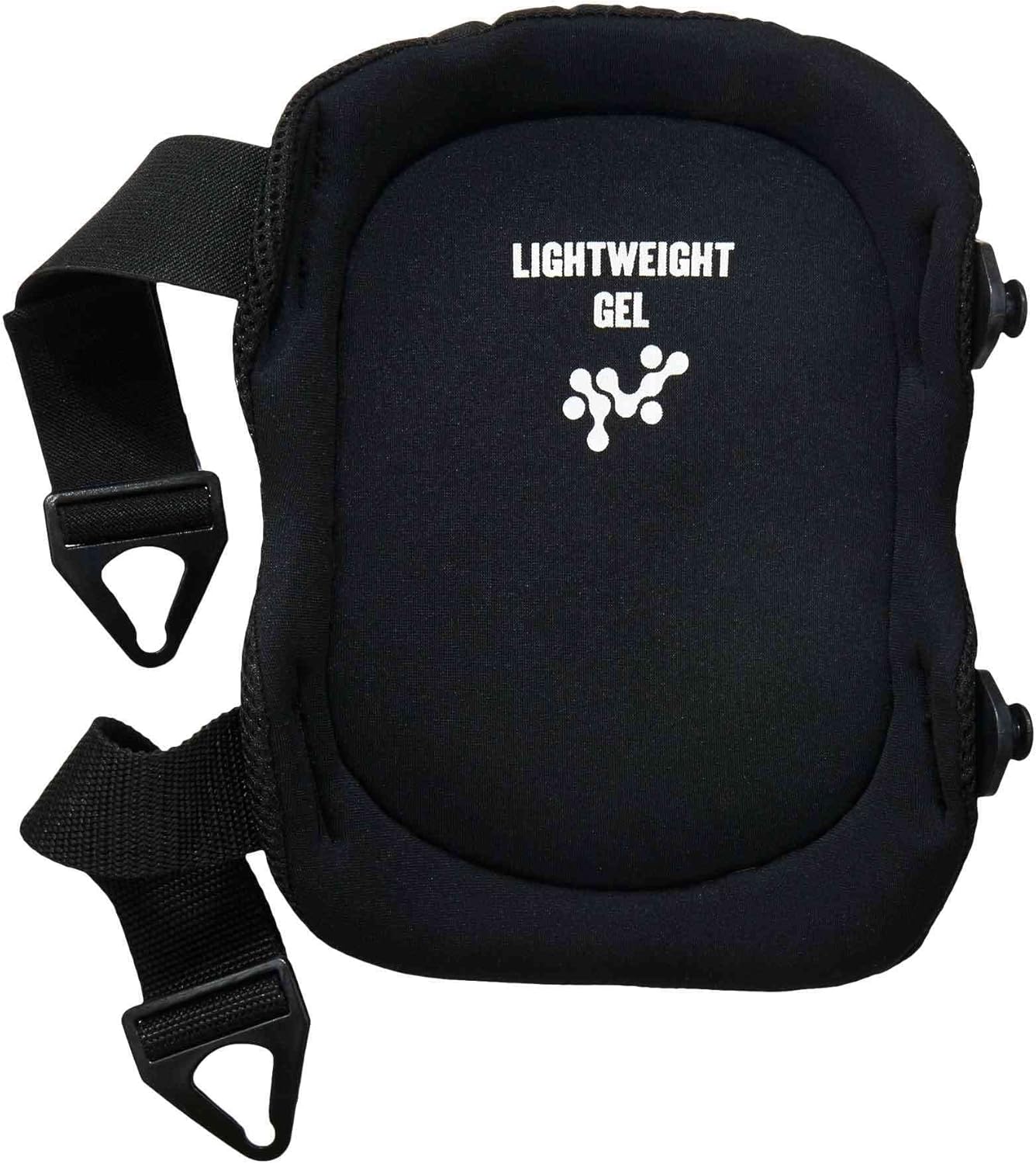Ergodyne ProFlex 347 Professional Knee Pads, Protective Long Cap, Lighweight Gel Padded Technology, Adjustable Straps, Black