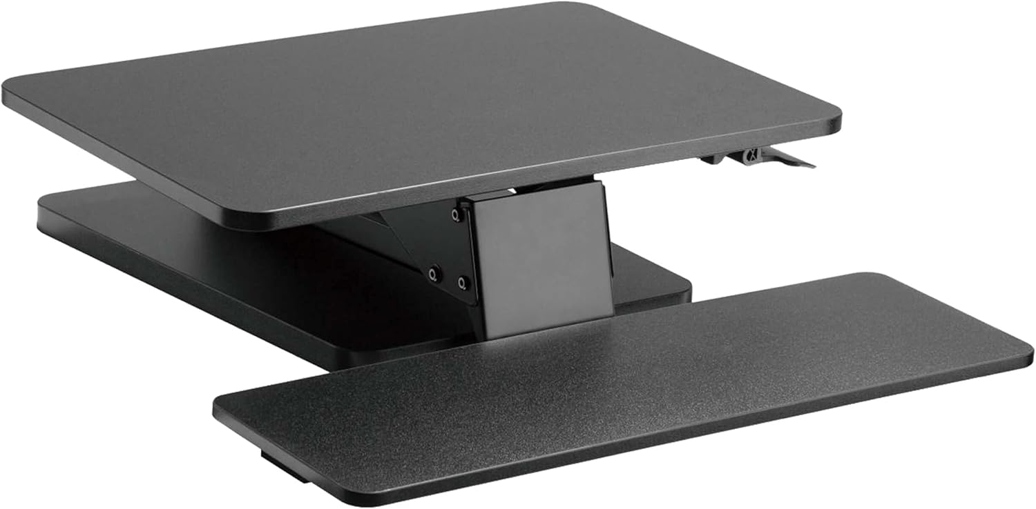 Tripp Lite Safe-IT Sit Stand Desk Converter Desktop Workstation, 23.6 x 15.7 inch Monitor or Laptop Surface