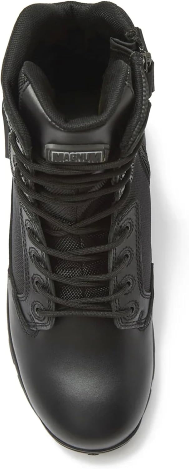 MAGNUM Strike Force 8" Side Zipper Tactical Boots w/ Slip- and Oil-Resistant MICHELIN Outsole