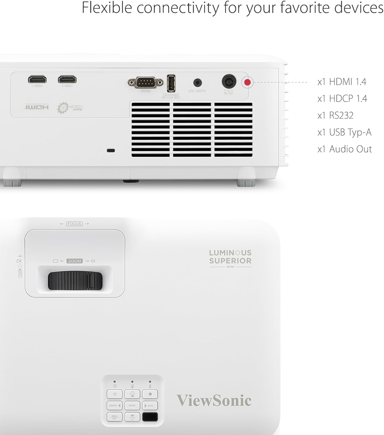 ViewSonic LS740 5000-Lumen Laser Projector