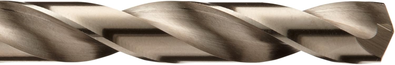 Chicago Latrobe - 57852 1U200 550 Series Cobalt Steel Jobber Length Drill Bit Set with Metal Case, Gold Oxide Finish