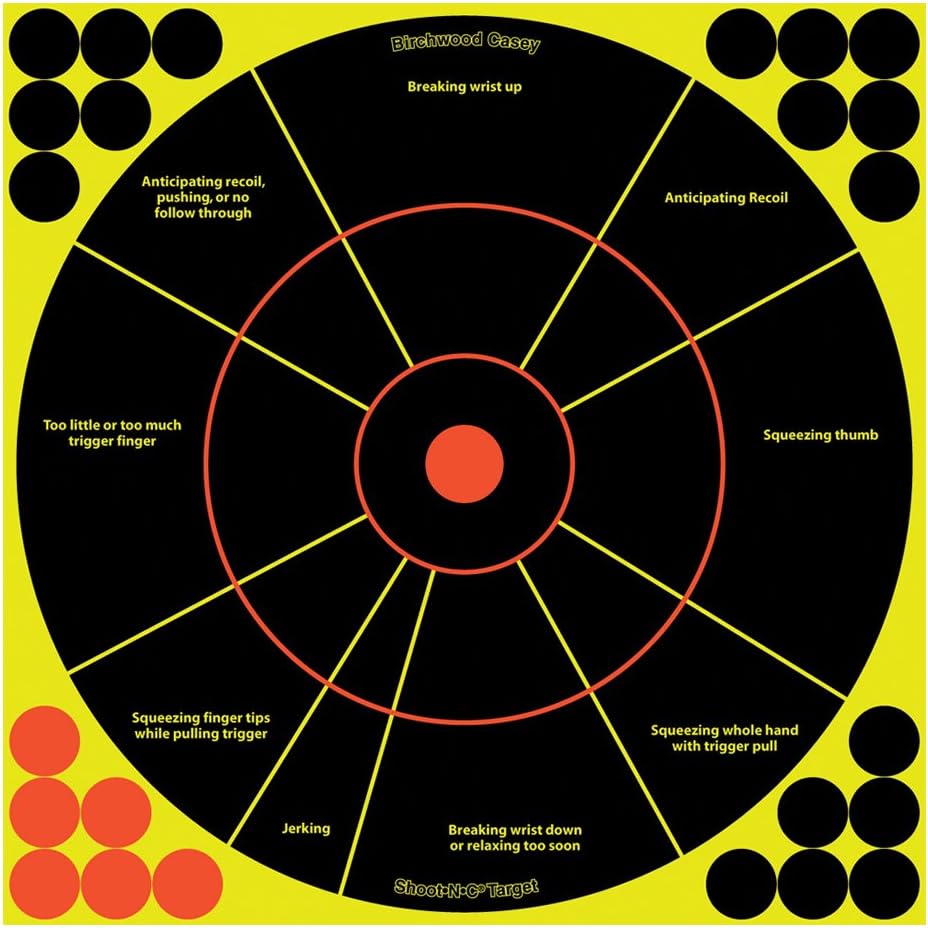 Birchwood Casey Shoot-N-C Handgun Trainer Reactive Targets