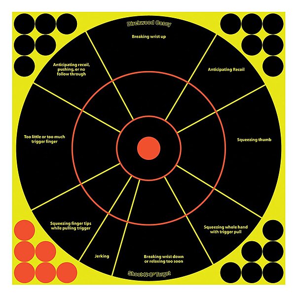 Birchwood Casey Shoot-N-C Handgun Trainer Reactive Targets