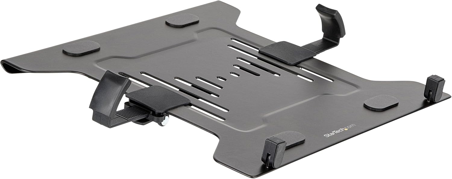 StarTech.com VESA Laptop Tray - Adjustable Monitor Arm Laptop Tray Secures Notebooks (4.5kg / 9.9lb)