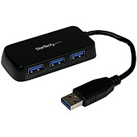 StarTech.com 4-Port USB 3.0 SuperSpeed Hub with Built-in Cable