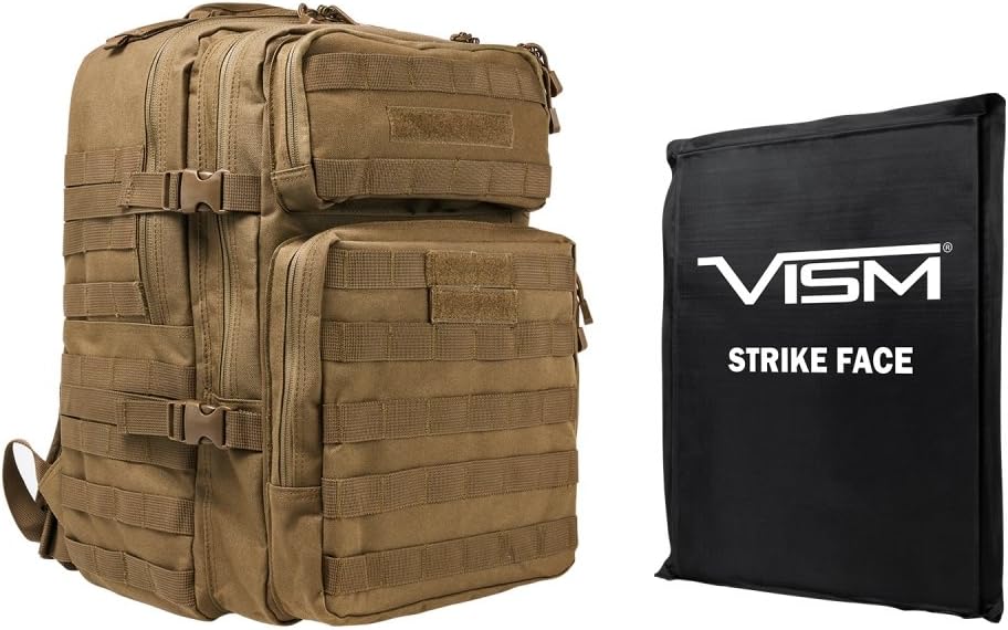 Assault Backpack with ONE 11"X14" Soft Ballistic Panel/TAN