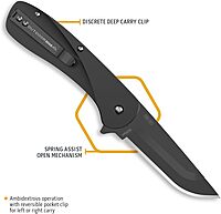 OUTDOOR EDGE Razor VX1 Replaceable-Blade EDC Folding Pocket Knife
