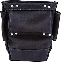 Klein Tools 5416TFR Tool Bag, Flame Resistant Canvas Bag for Bolt Storage with Double Reinforced Bottom and Tunnel Connect