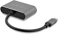StarTech.com USB-C to VGA and HDMI Adapter - 2-in-1 - 4K 30Hz - Space Grey - Windows & Mac Compatible (CDP2HDVGA)