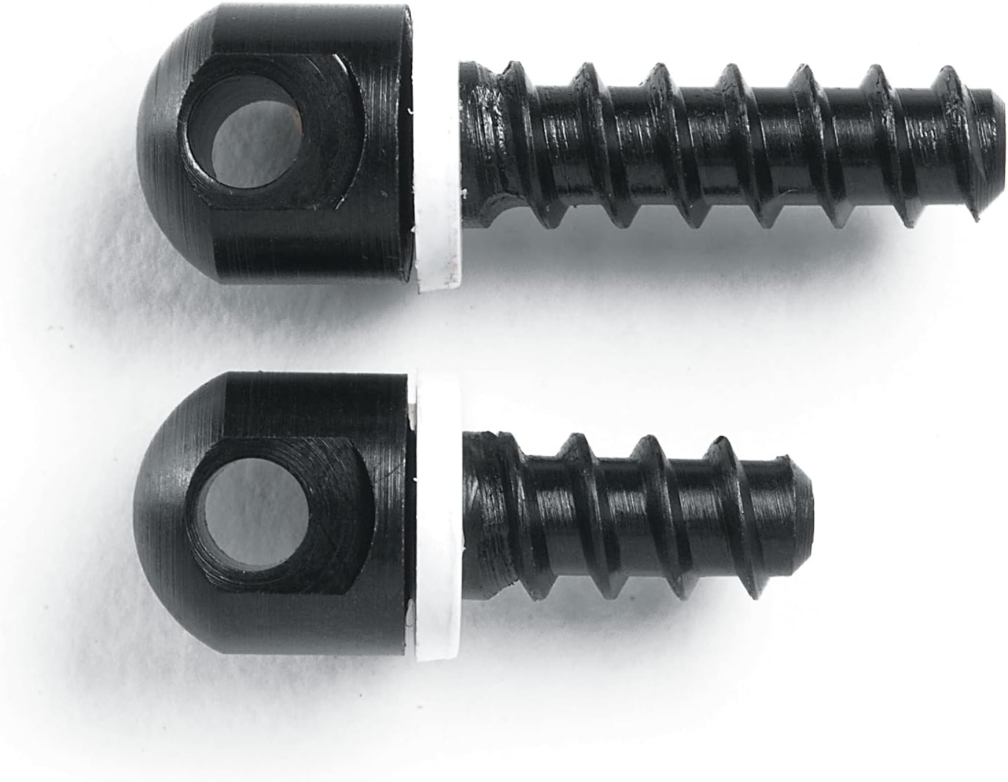 Uncle Mike's 115 RGS Sling Swivel Wood Screw Set, One each 1/2-Inch and 3/4-Inch Screws, Black, Model:25200