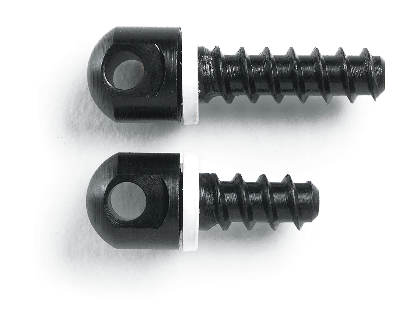 Uncle Mike's 115 RGS Sling Swivel Wood Screw Set, One each 1/2-Inch and 3/4-Inch Screws, Black, Model:25200