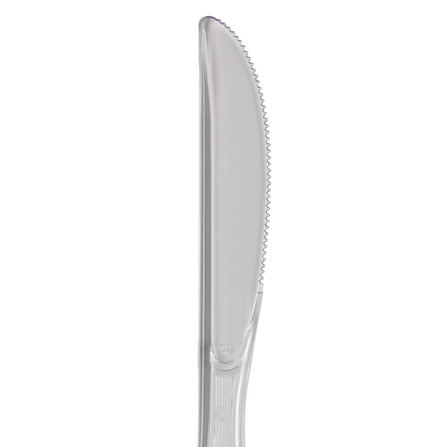 Dixie 7.5" Heavy-Weight Polystyrene Plastic Knives By GP PRO, Clear, 1000 Count, KH017