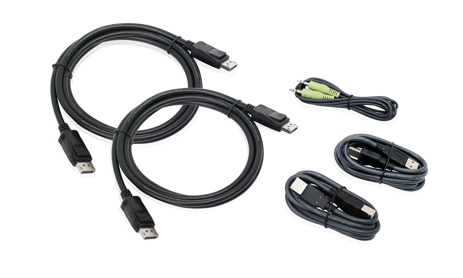 IOGEAR DisplayPort USB KVM Cable Kit with Audio (TAA), 6-Foot