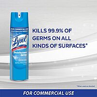 Lysol Professional Disinfectant Spray, Crisp Linen, 19 oz