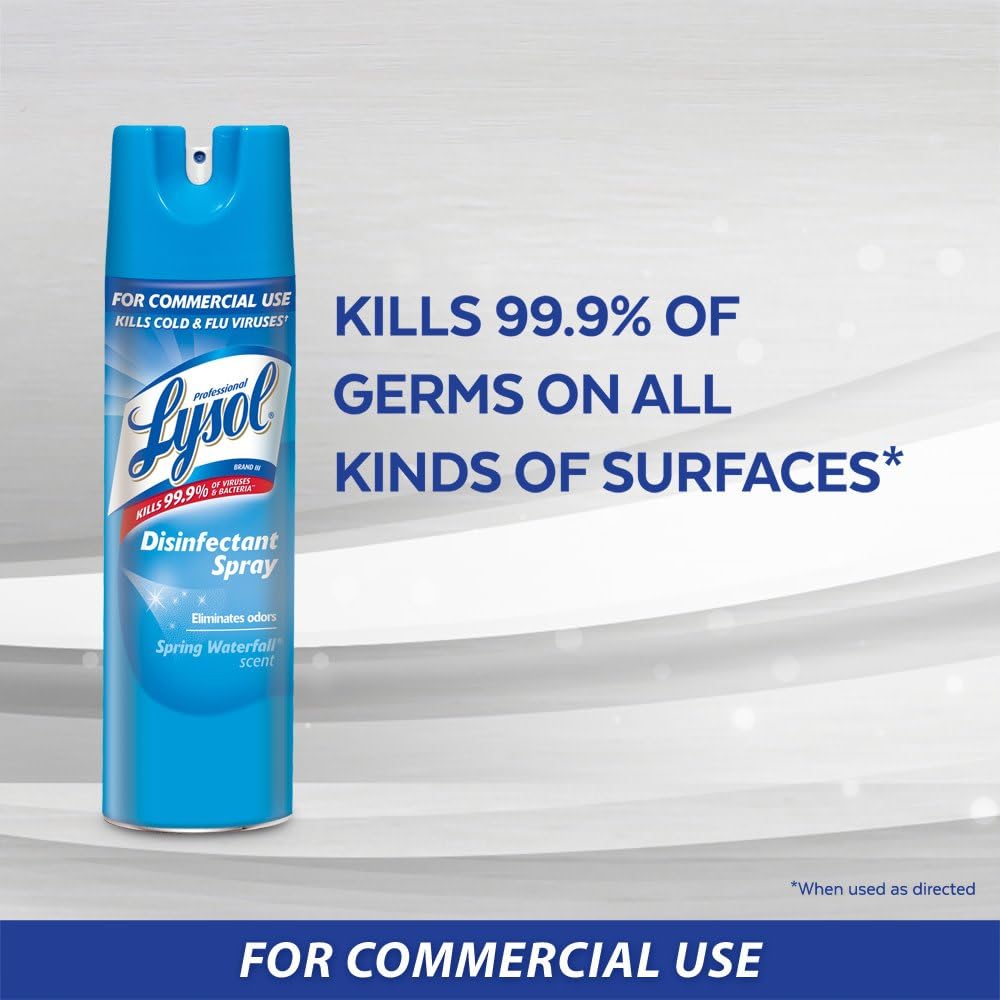 Lysol Professional Disinfectant Spray, Crisp Linen, 19 oz