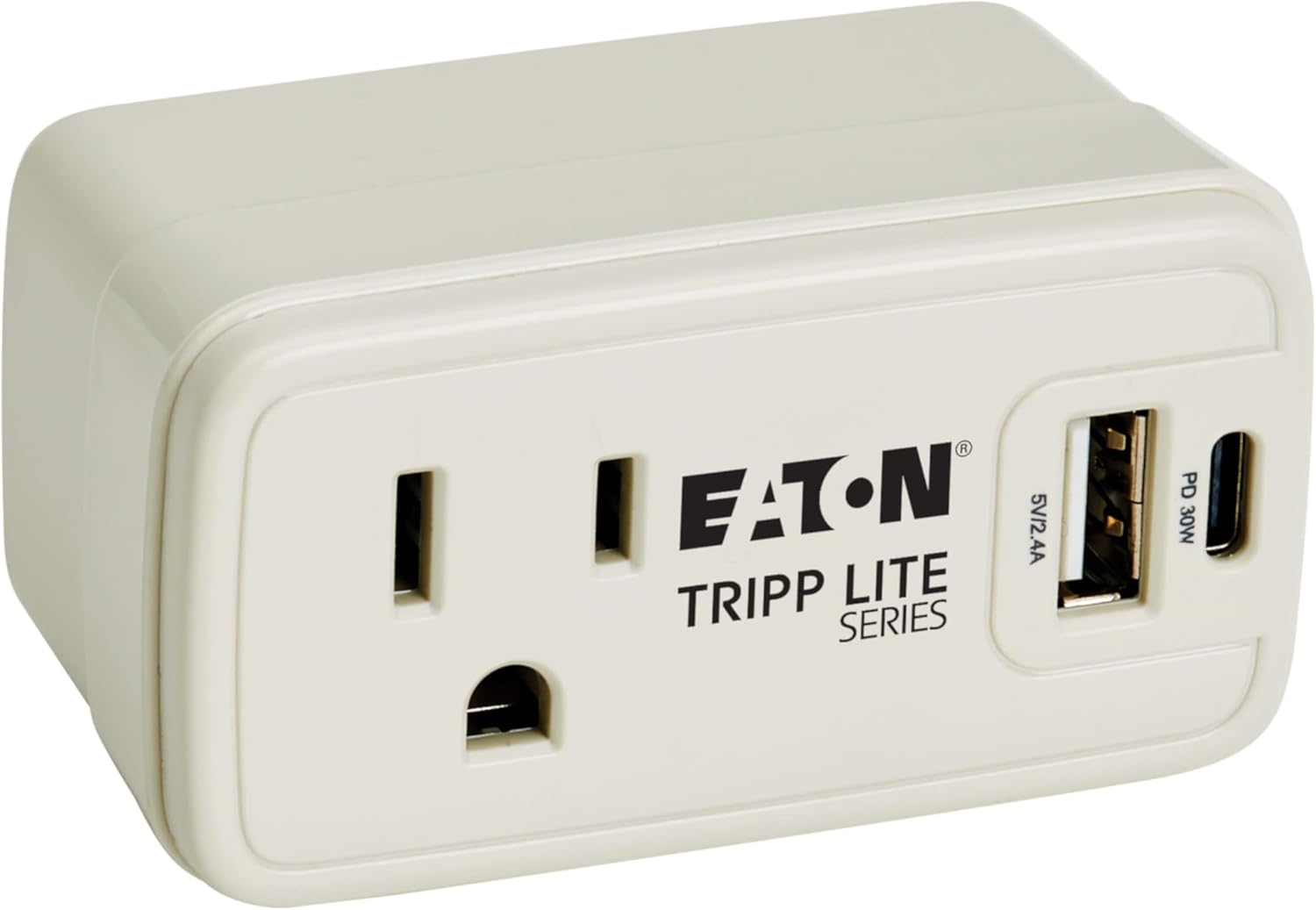 Eaton Tripp Lite SK10C32 1-Outlet Travel Power Strip & USB Charger