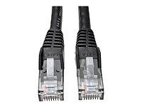 Eaton Tripp Lite Series Cat6 Gigabit Snagless Molded (UTP) Ethernet Cable (RJ45 M/M), PoE, Black