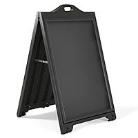 AZAR DISPLAYS Double-Sided Sidewalk A-Frame Sign w/Protective Lens