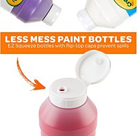 Crayola Washable Paint for Kids (12ct), Teacher Classroom Must Have, Bulk Paint Set, Nontoxic Kids Arts & Craft Supplies