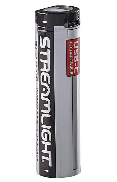 Streamlight 22111 SL-B50 Protected Lithium-Ion USB-C Rechargeable Battery with Integrated Charge Port, 1-Pack