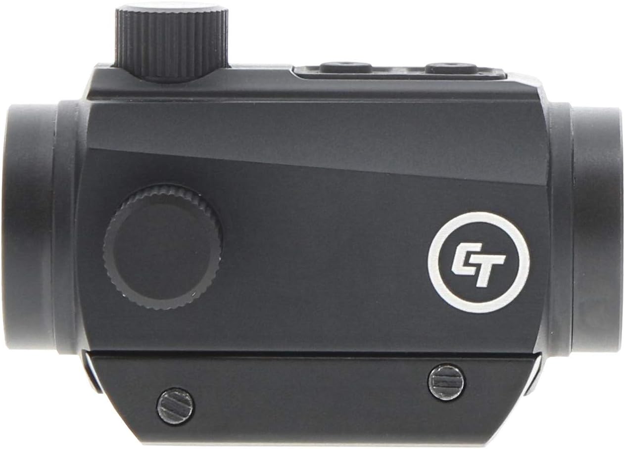 Crimson Trace CTS-25 Compact Sight with 4 MOA LED Red Dot Reticle and 1x Magnification for Rifles, Long Guns