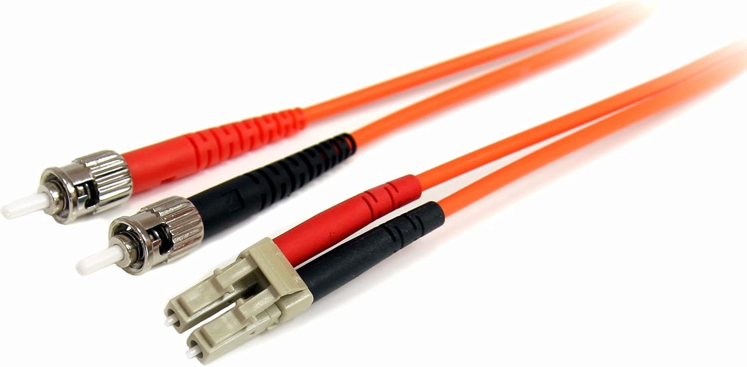 StarTech.com 3m Fiber Optic Cable - Multimode Duplex 62.5/125 LSZH Fiber Jumper Cord - LC/ST