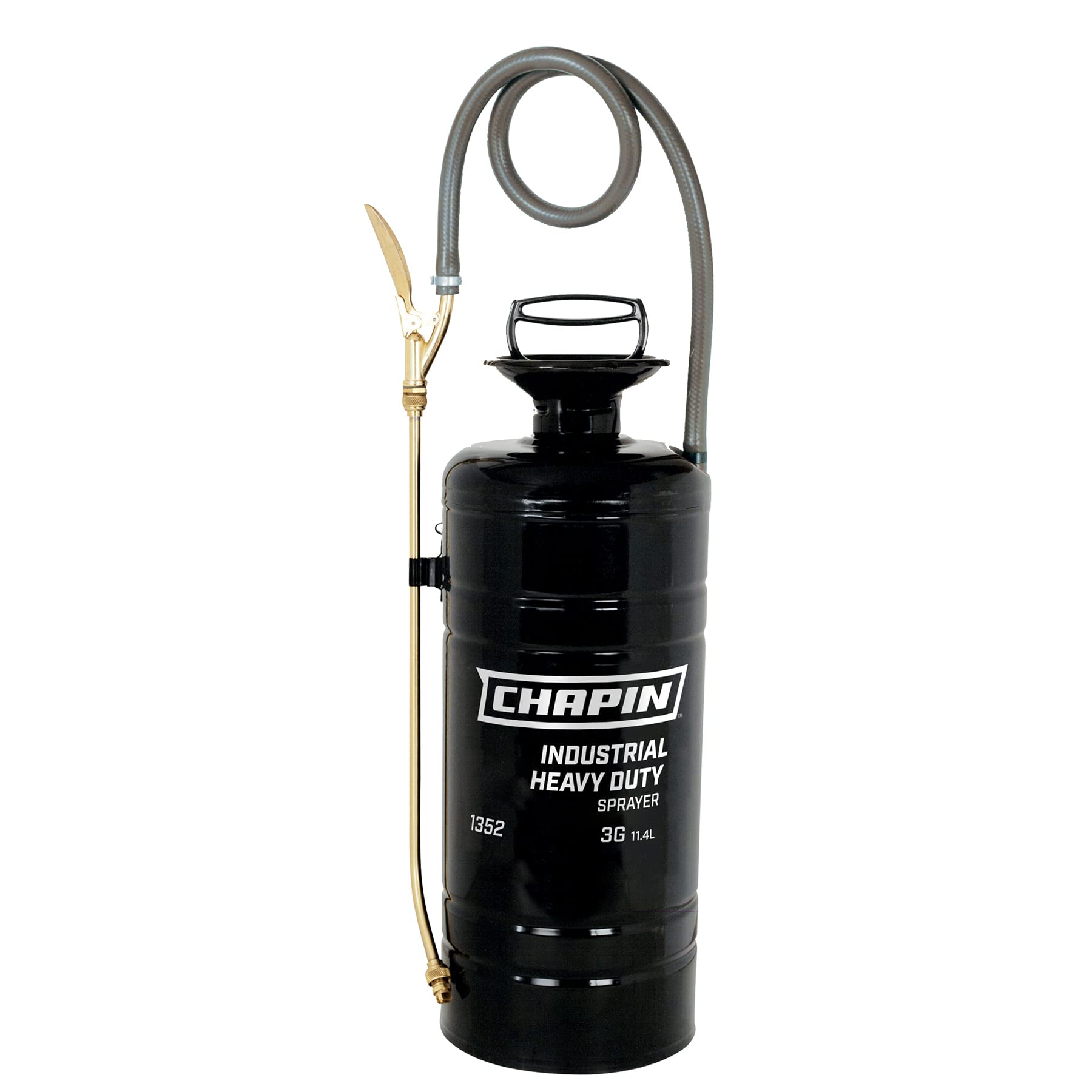 Chapin 1352 Made in The USA 3 Gallon Heavy Duty Tri-Poxy Steel Industrial Metal Tank Sprayer with 18 Inch Brass Wand
